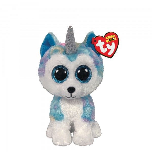 Peluche Helena le Husky aux gros yeux 15 cm -