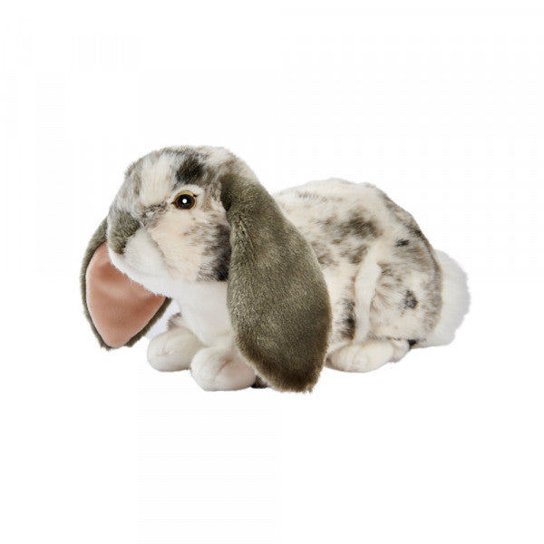 Peluche Lapin domestique tricolore 22 cm - Authentic Peluches