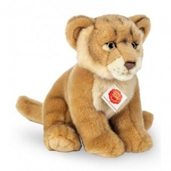 Peluche lion assis 28 cm -