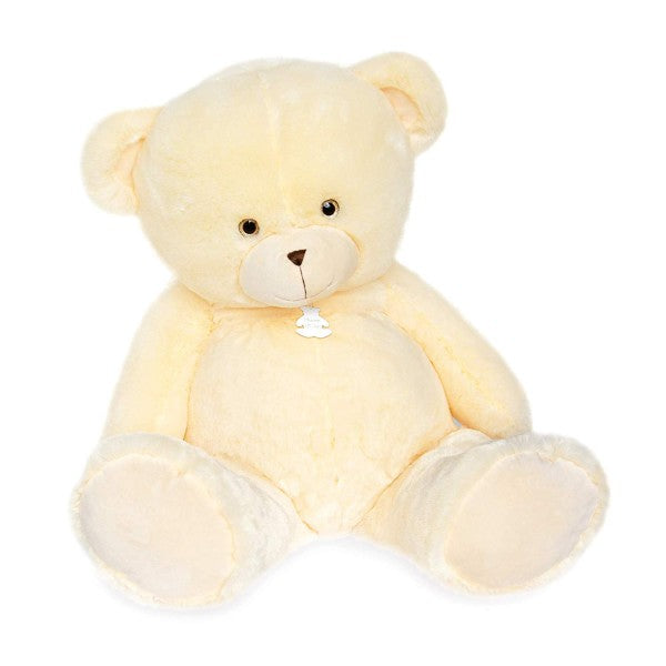 Peluche ours Bellydou crème 90 cm