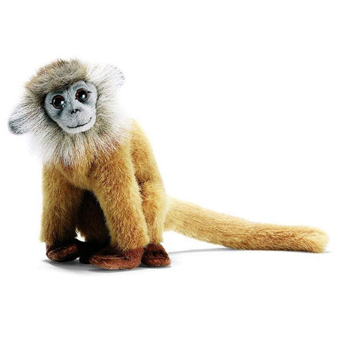 peluche singe ajena 50 cm - doudou singe ouistiti marron