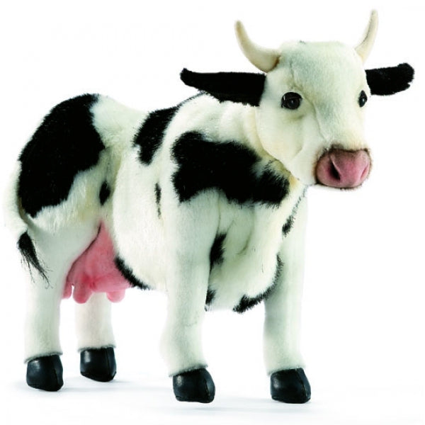 Peluche En Coton PP motif vache 40 cm noir 1024 - Animal en peluche - à la  Fnac