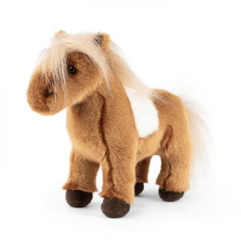 Peluche plush doudou cheval poney Nounours (16x15cm) tbé